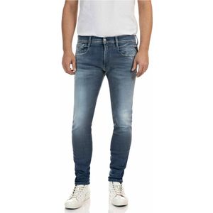 Replay, Jeans, Heren, Blauw, W29 L32, Slim-fit Jeansbroek