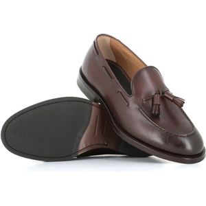 Henderson, Schoenen, Heren, Bruin, 42 EU, Leer, Klassieke leren loafers