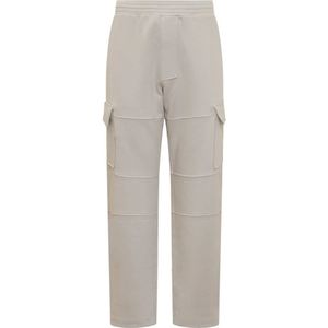 Givenchy, Broeken, Heren, Wit, M, Gebogen Cargo Broek