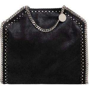 Stella McCartney, Tassen, Dames, Zwart, ONE Size, Eco Shaggy Chain Tote Tas