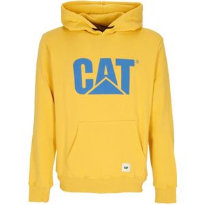Cat, Sweatshirts & Hoodies, Heren, Geel, L, Logo Hoodie Geel Streetwear