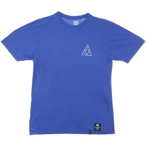 Huf, Tops, Heren, Blauw, L, Blauwe Nebulas T-Shirt Essentials