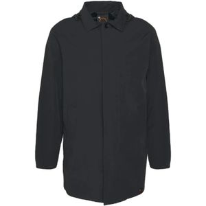 Aspesi, Mantels, Heren, Blauw, L, Heren Parka Jas - Blijf warm en stijlvol