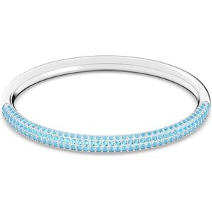 Swarovski, Steen Armband Aqua Roestvrij Staal Veelkleurig, Dames, Maat:ONE Size