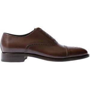 Scarosso, Schoenen, Heren, Bruin, 46 EU, Leer, Handgemaakte Klassieke Silvio Oxfords