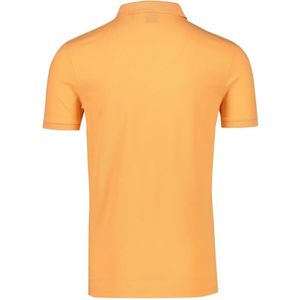 Hugo Boss, Tops, Heren, Oranje, 5Xl, Katoen, Oranje poloshirt met korte mouw