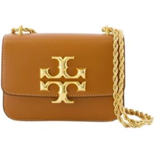 Tory Burch, Leather shoulder-bags Bruin, Dames, Maat:ONE Size