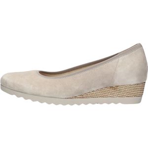 Gabor, Schoenen, Dames, Beige, 37 1/2 EU, Suède, Beige Suède Comfort Sleehak Instappers