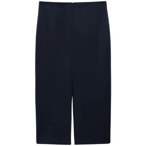 Filippa K, Rokken, Dames, Zwart, XS, Jersey Pencilrok