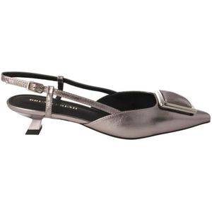 Bruno Premi, Schoenen, Dames, Grijs, 39 EU, Zilver Metallic Instap Schoen