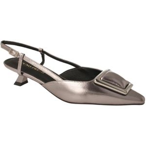 Bruno Premi, Schoenen, Dames, Grijs, 39 EU, Zilver Metallic Instap Schoen