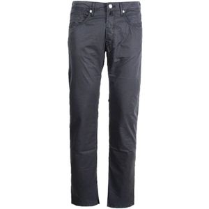 Incotex, Jeans, Heren, Zwart, W33, Katoen, Slim-fit Jeans