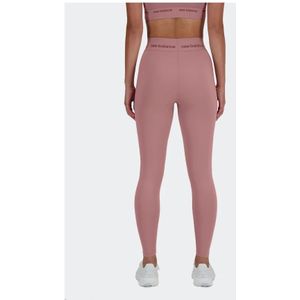 New Balance, Broeken, Dames, Roze, M, Polyester, Prestatie Leggings voor Intense Workouts