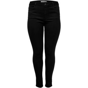 Only Carmakoma, Skinny jeans Zwart, Dames, Maat:6XL L34