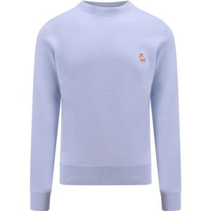 Maison Kitsuné, Sweatshirts & Hoodies, Heren, Blauw, S, Katoen, Sweatshirts
