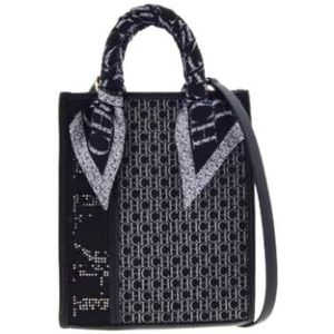 Carolina Herrera, Chic Mini Shopping Tas Zwart, Dames, Maat:ONE Size