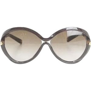 Louis Vuitton Vintage, Pre-owned, unisex, Bruin, ONE Size, Pre-owned Plastic sunglasses