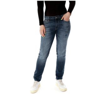 Le Temps Des Cerises, Jeans, Dames, Blauw, W26, Cropped Boyfriend Midwaist Jeans