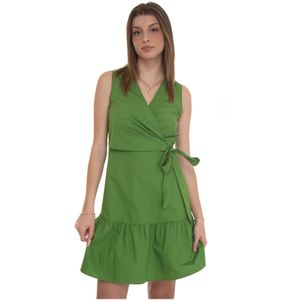 Pennyblack, Kleedjes, Dames, Groen, S, Katoen, Decreto Cotton dress