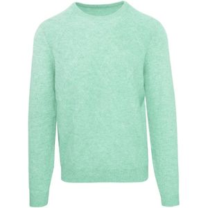 Malo, Truien, Heren, Groen, XL, Wol, Luxe Cashmere Sweater voor Mannen