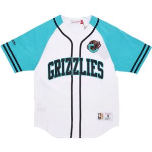 Mitchell & Ness, Sport, Heren, Veelkleurig, XS, Katoen, NBA Practice Day Jersey Grizzlies White