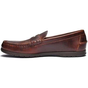 Sebago, Schoenen, Heren, Bruin, 43 1/2 EU, Leer, Thetford Docksides Leren Schoenen