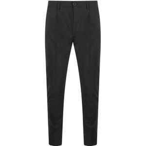 Department Five, Broeken, Heren, Zwart, W34, Wol, Slim Fit Chino Broek van Wolmix