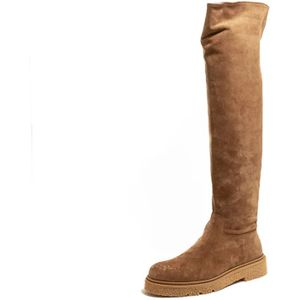 Guglielmo Rotta, Damesschoenen 2909Kira Velvet Hazelnoot Aw 23 Bruin, Dames, Maat:36 EU