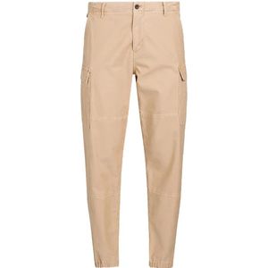 Tommy Hilfiger, Broeken, Heren, Beige, W31 L32, Gabardine Cargo Broek