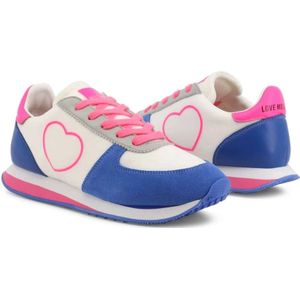 Love Moschino, Schoenen, Dames, Veelkleurig, 37 EU, Suède, Lente/Zomer Damessneakers