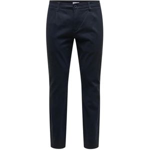 Only & Sons, Chinos Blauw, Heren, Maat:W33 L32
