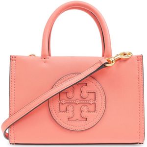 Tory Burch, Tassen, Dames, Roze, ONE Size, Ella Bio Mini Schoudertas