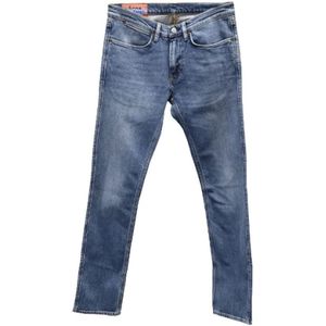 Acne Studios, Cotton jeans Blauw, Dames, Maat:S