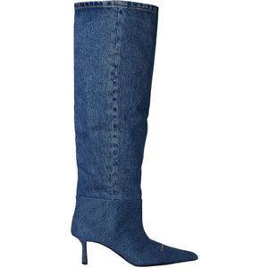 Alexander Wang, Hakken laarzen Blauw, Dames, Maat:37 EU