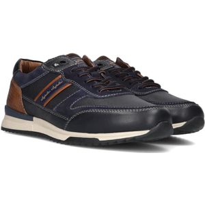 Australian, Schoenen, Heren, Blauw, 48 EU, Suède, Blauwe Leren Sneakers met Suède