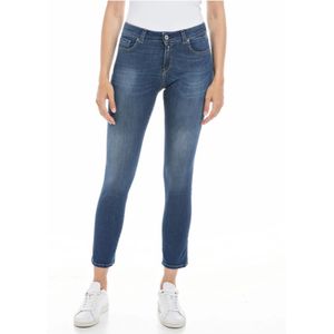Replay, Indigoscuro Slim Fit Skinny Jeans Blauw, Dames, Maat:W31 L30