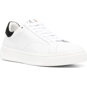 Lanvin, Schoenen, Dames, Wit, 36 EU, 0010 White/Black Ddb 0 Sneakers voor vrouwen