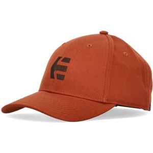 Etnies, Accessoires, Heren, Oranje, ONE Size, Katoen, Icon Destruct Snapback Pet Roest