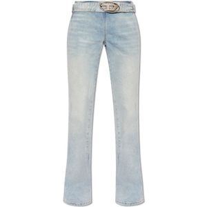 Diesel, Jeans, Dames, Blauw, W28, D-Ebbybelt-S jeans
