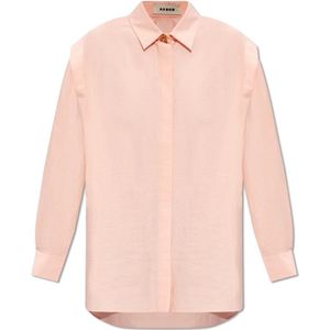 Aeron, Blouses & Shirts, Dames, Roze, L, Katoen, Elysee relaxed-fit shirt