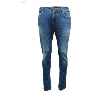 Jacob Cohën, Jeans, Heren, Blauw, W30, Katoen, Vintage Mid Blue Slim Jeans