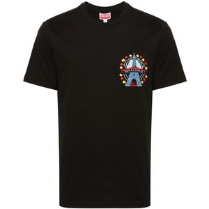 Kenzo, T-Shirts Zwart, Heren, Maat:M
