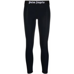 Palm Angels, Leggings Zwart, Dames, Maat:S