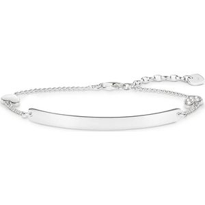 Thomas Sabo, Diamanten Love Bridge Armband Grijs, Dames, Maat:ONE Size