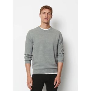 Marc O'Polo, Truien, Heren, Grijs, L, Katoen, Sweater regular