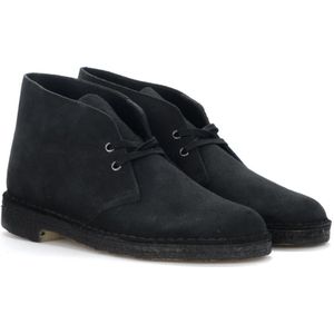 Clarks, Schoenen, Heren, Blauw, 40 EU, Suède, Enkellaarsjes