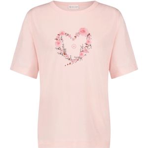 Jane Lushka, Tops, Dames, Roze, S, Katoen, Tyra Sun Biologisch Katoenen T-Shirt | Rose