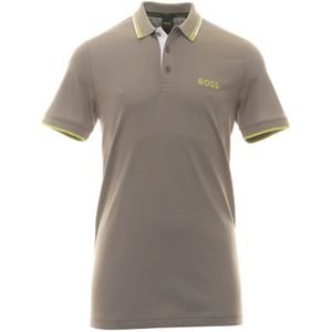 Hugo Boss, Premium Kwaliteit Golf Polo voor Heren Groen, Heren, Maat:2XL