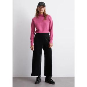 Marc O'Polo, Broeken, Dames, Zwart, S, Katoen, Normale jersey culottes