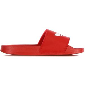 Adidas, Schoenen, Heren, Rood, 46 EU, Lite Heren Slippers Rood/Wit